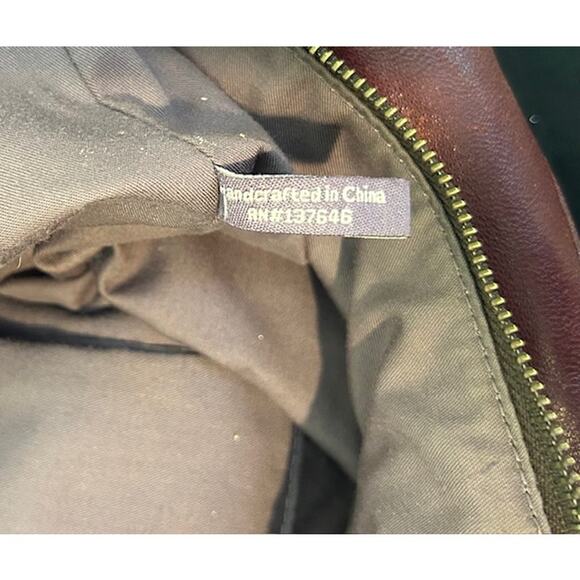 Kooba Boho Leather Hobo Handbag Wine Red Soft Leather Shoulder Bag - Picture 7 of 10